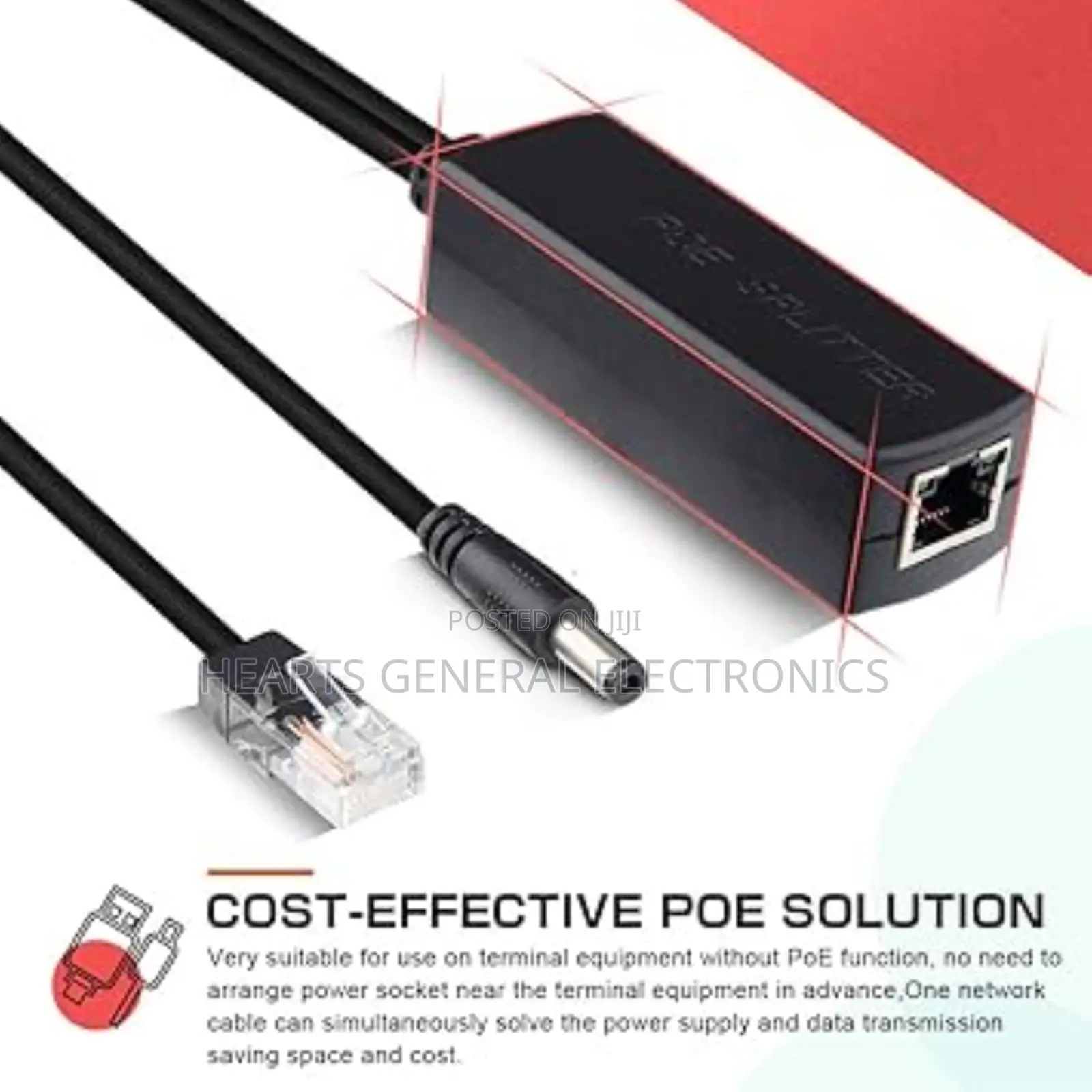 Poe Splitter (Receives 48v And Splits 12v )
