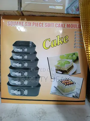 6 Piece Square Suit Cake Mould