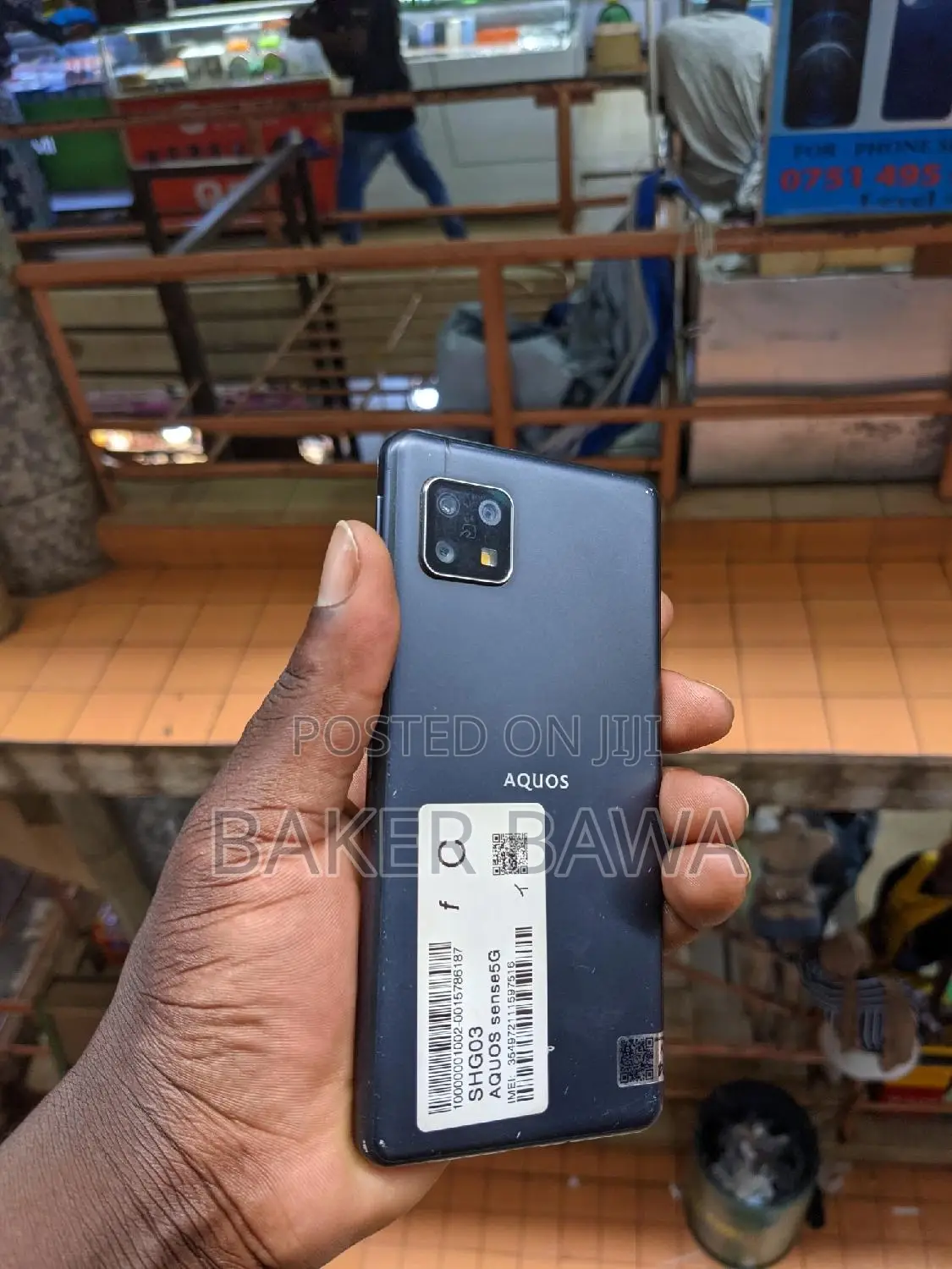 New Sharp Aquos sense5G 64 GB Black