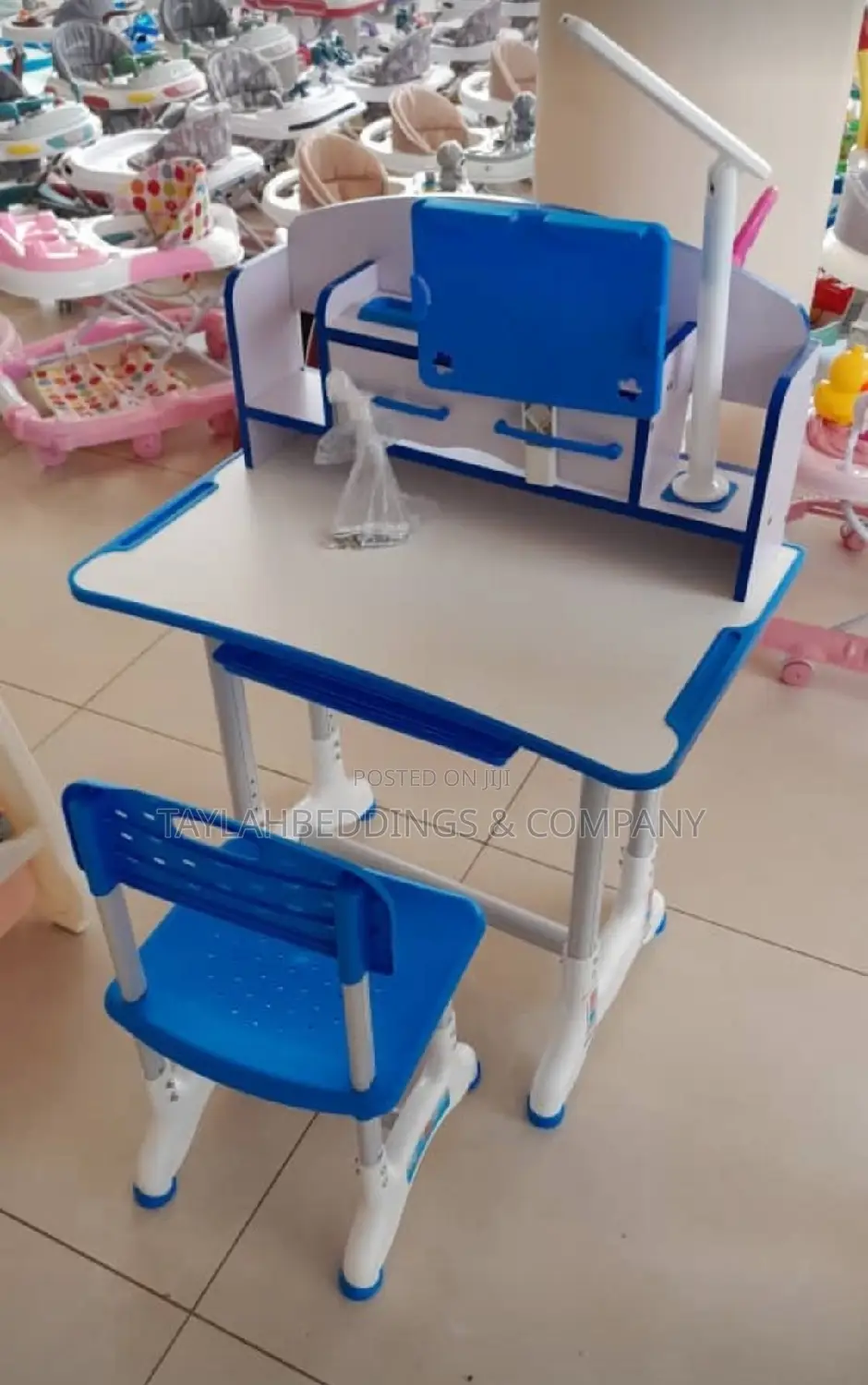 Study Table With,Book Holder Slot Drawers, Reading Tables