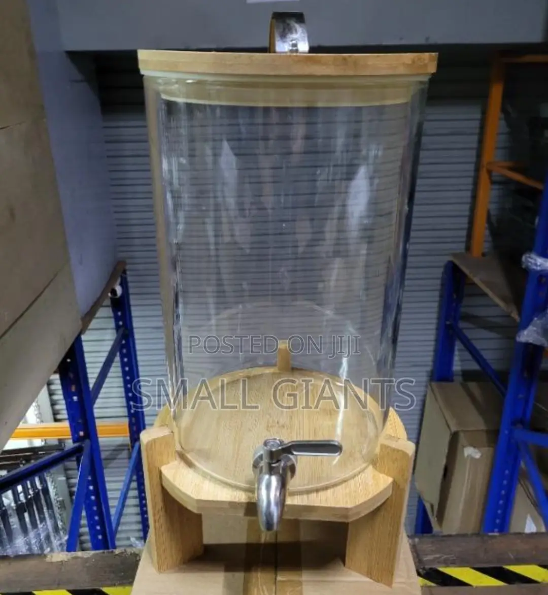 Wood Glass Water Dispenser