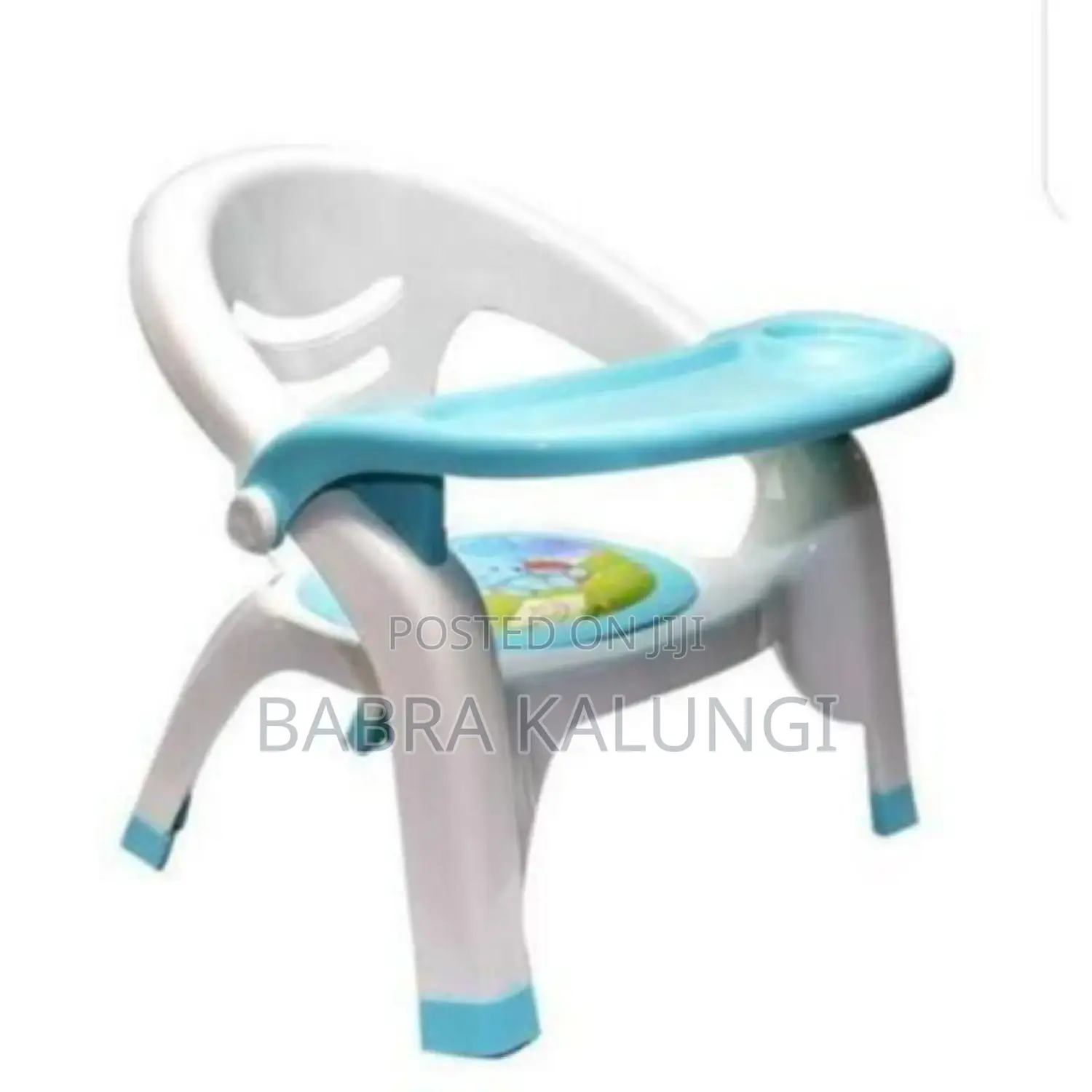 Baby Feeding Super Seat Chair_ Sky Blue White
