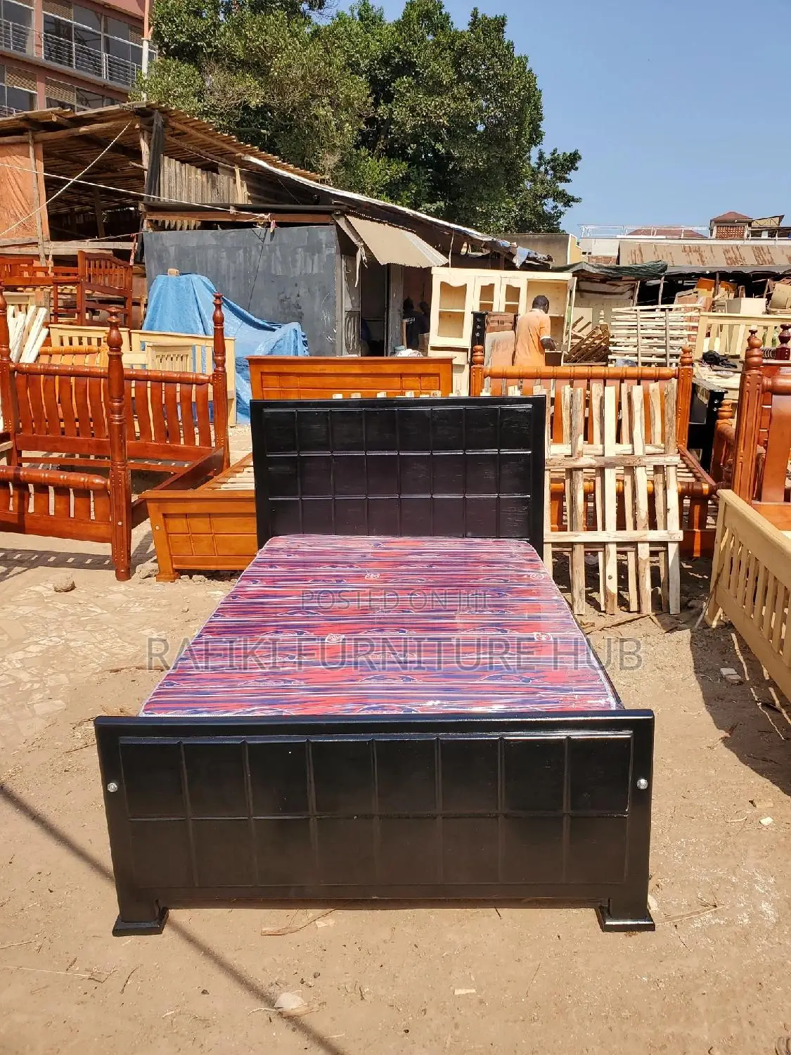 Tile Bed / Furniture / 4by6 / Wooden Bed / Best Furniture
