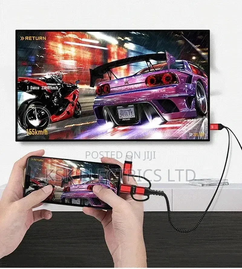New HDTV Cable Display for iPhone No for Samsung Phone