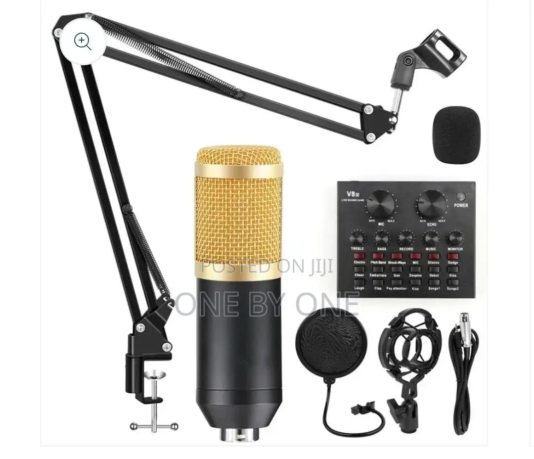 Condenser Microphone Set | Audio Mixer Voice Changer