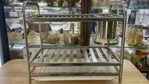 2 Layer Stainless Dish Rack and Drainer