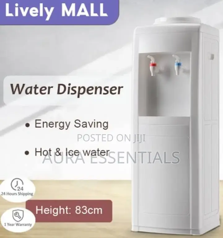 Water Dispenser Hot and Cold 2 Tap Refrigerator With Cabinet