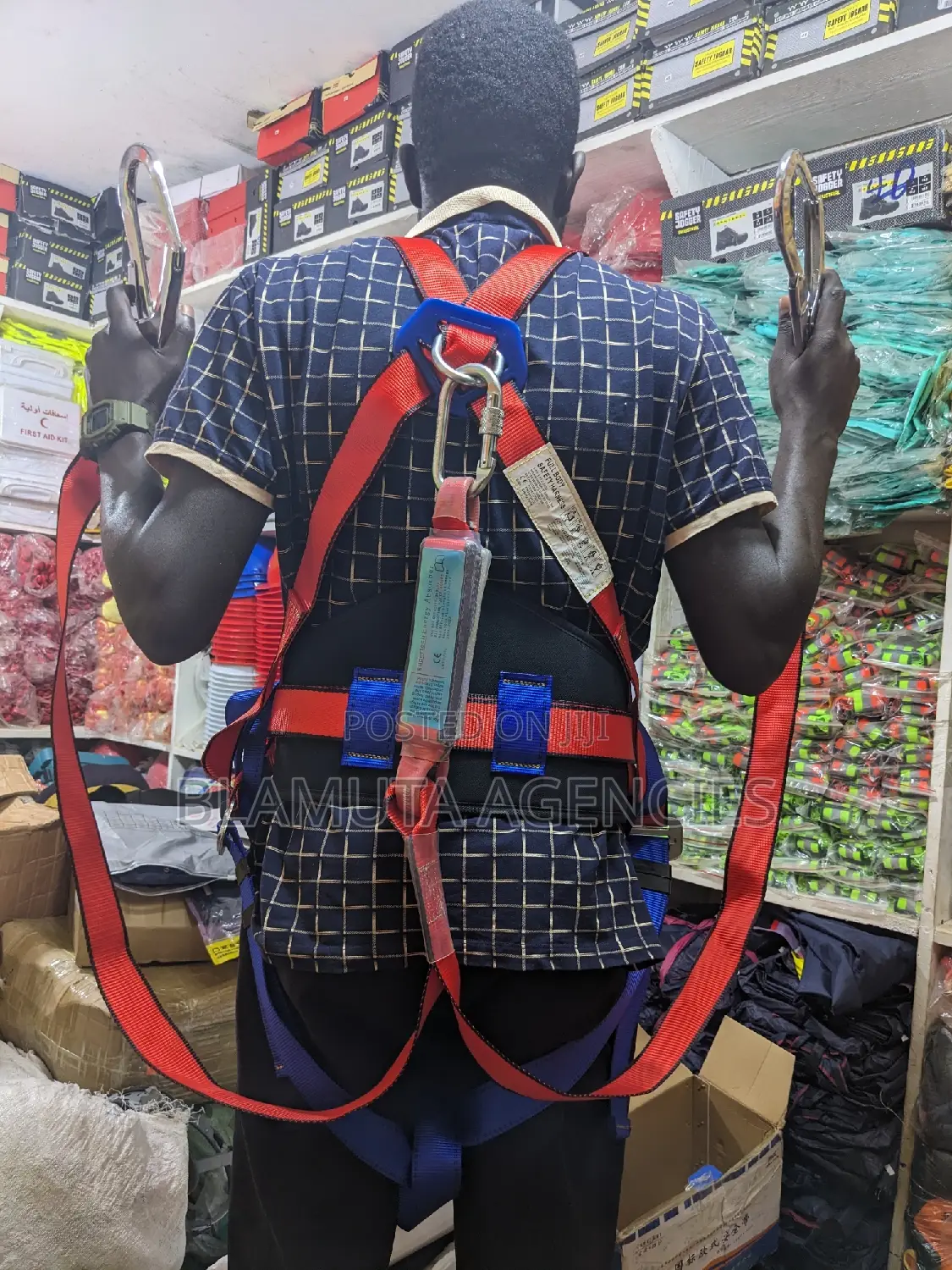Safety Harness Double Lanyard (Heavy Duty