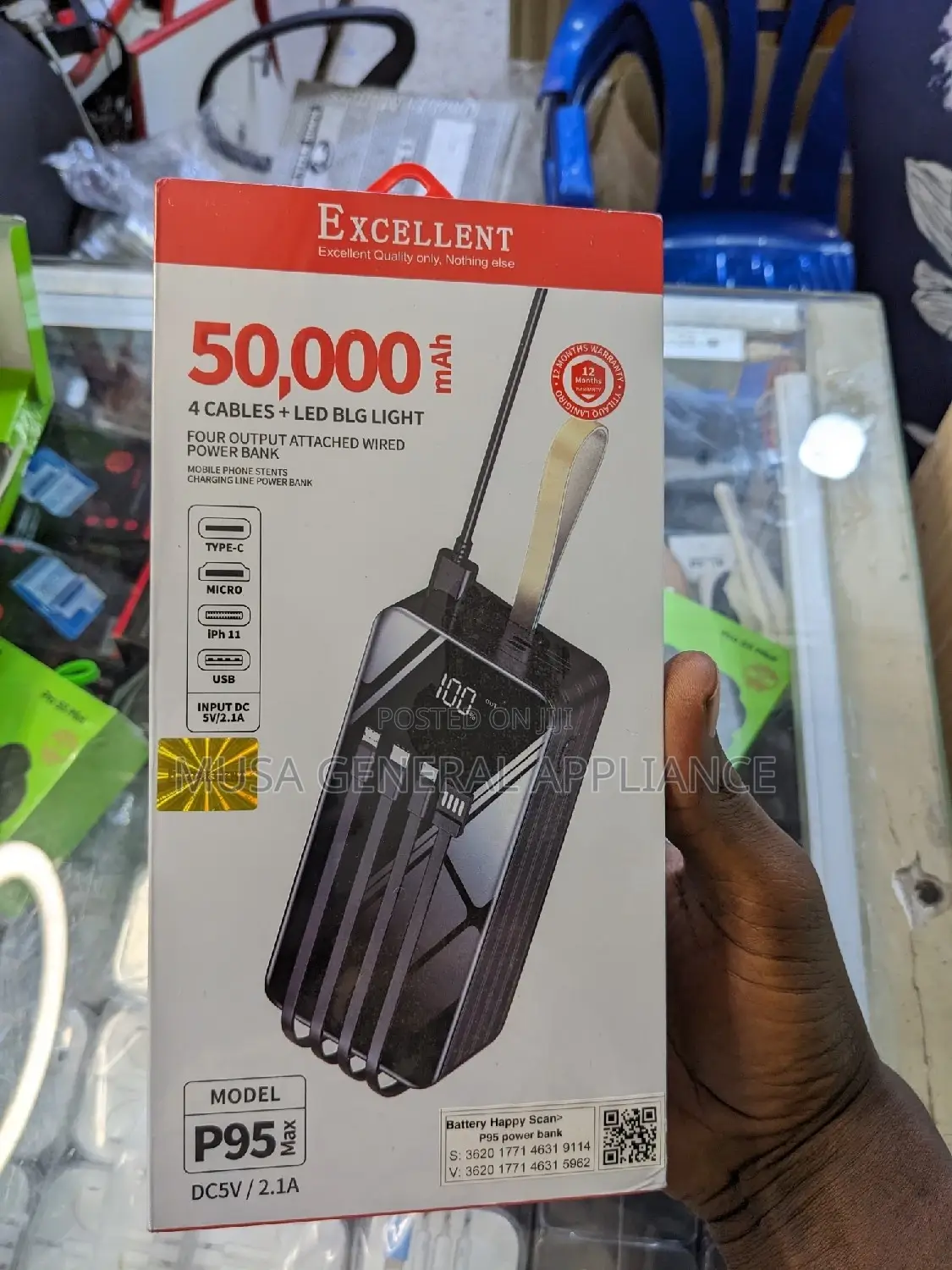 Excellent Power Bank 50000mah
