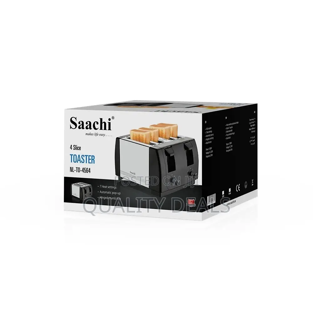 Saachi 4 Slices Bread Toaster