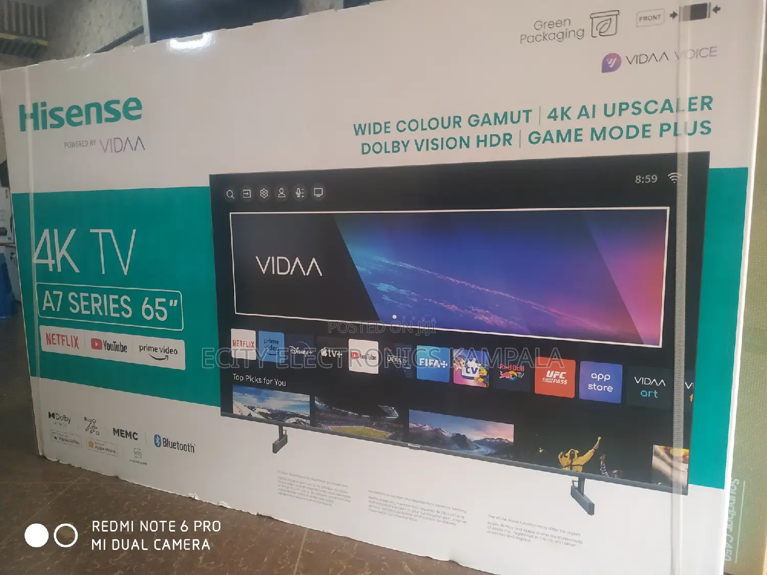 Hisense Smart 65"Inch Flat Screen