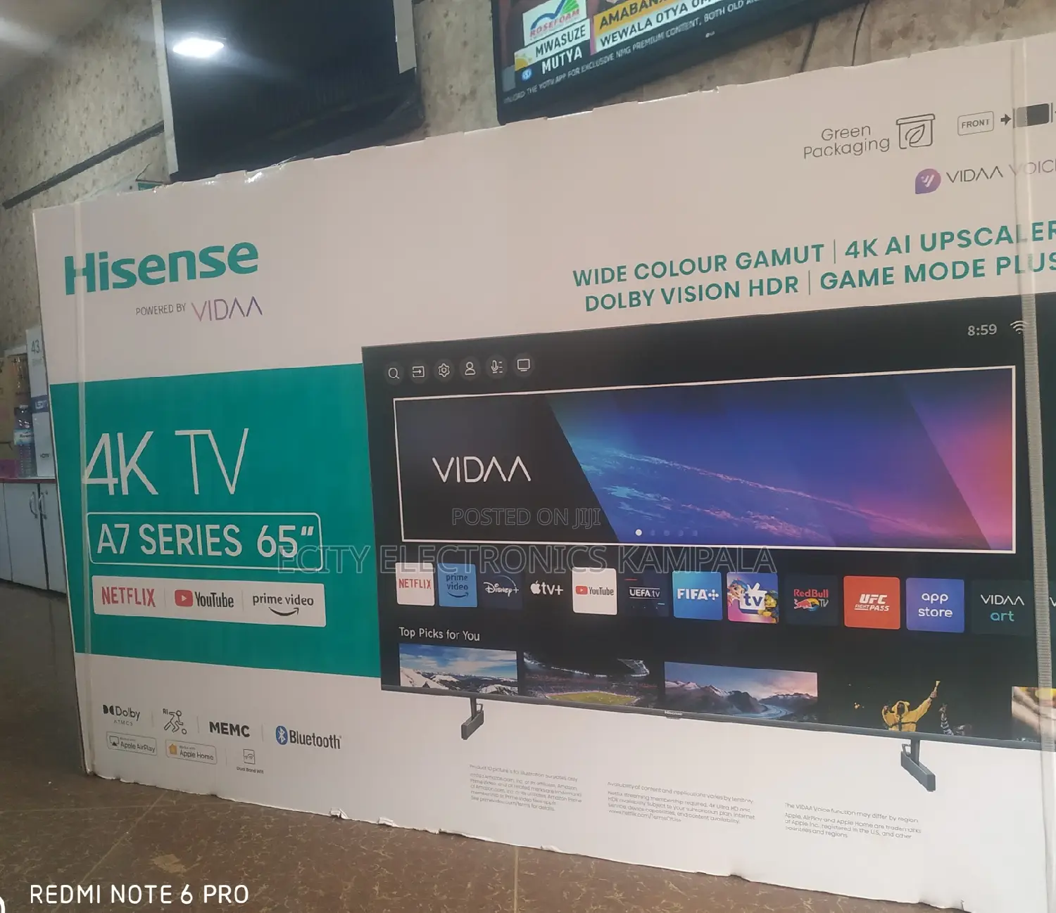 Hisense Smart 65"Inch Flat Screen