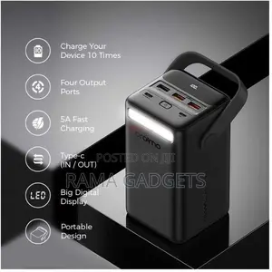 Power Bank 50000mah PD3.0 QC3.0; 10-Times Device