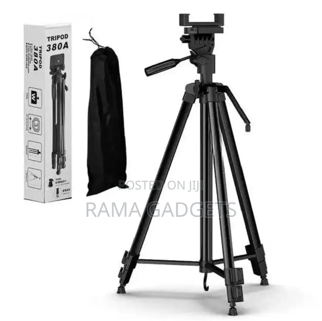 380A Professional Tripod for DSLR, Cameras and Mobile| 4.