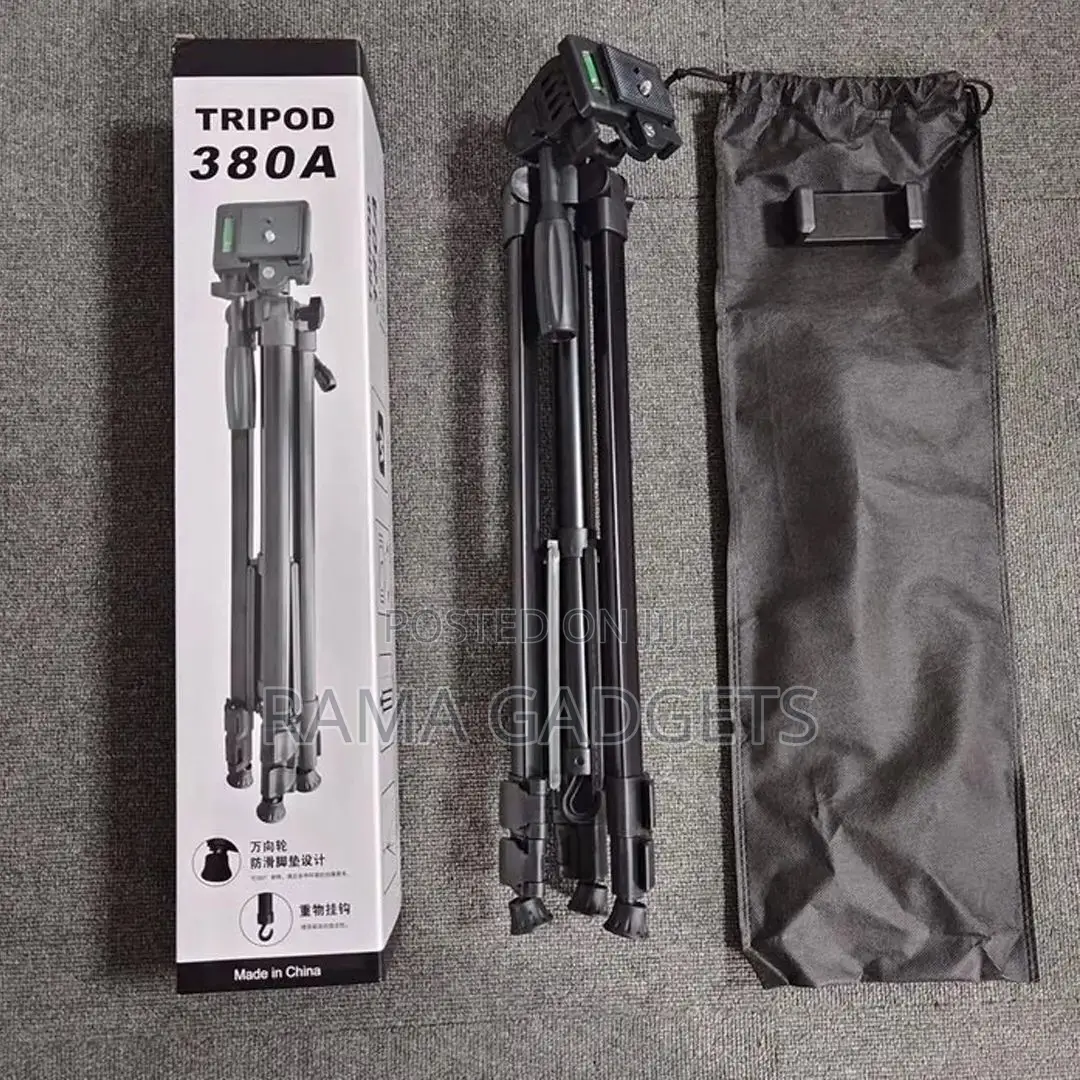 380A Professional Tripod for DSLR, Cameras and Mobile| 4.