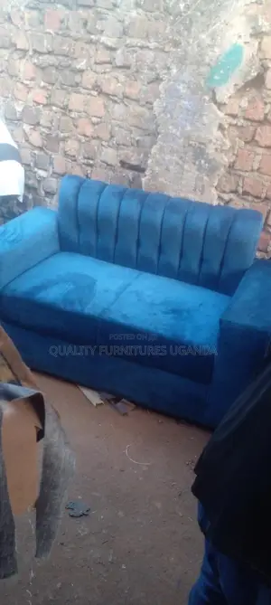 2 Seater Sofa Seat in Blue Colour Available