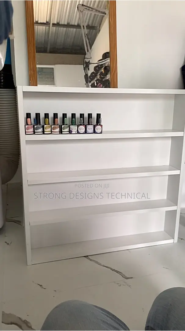 Manicure Nail Polish Shelves for Salons