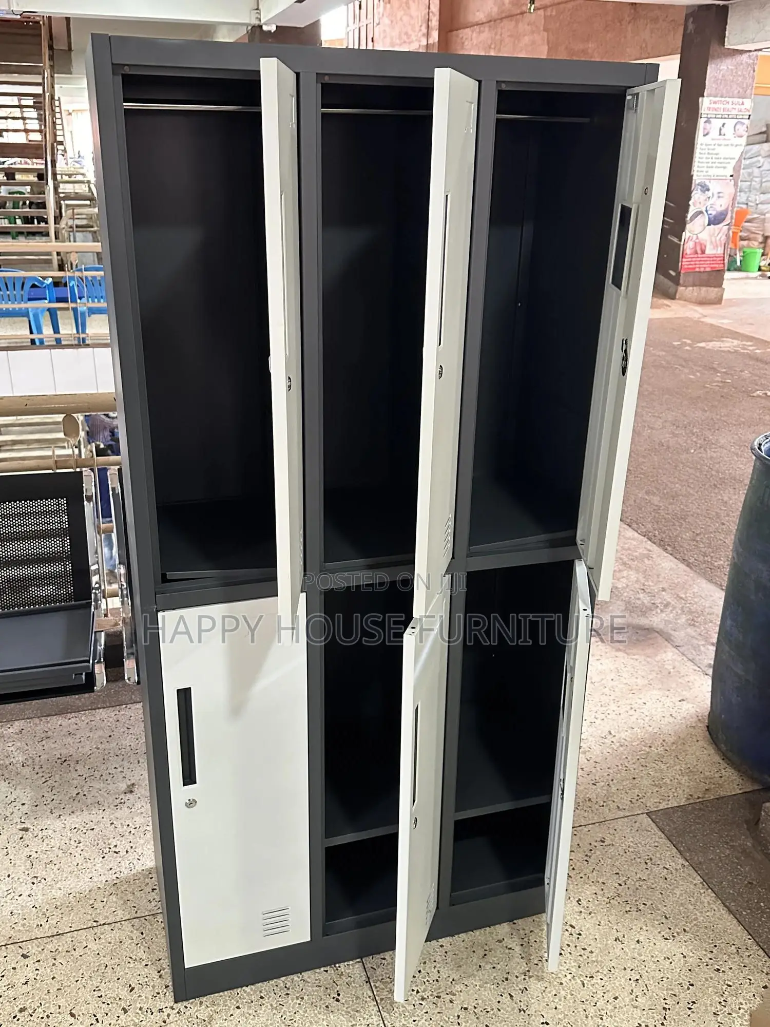 Six Door Locker Cabinet