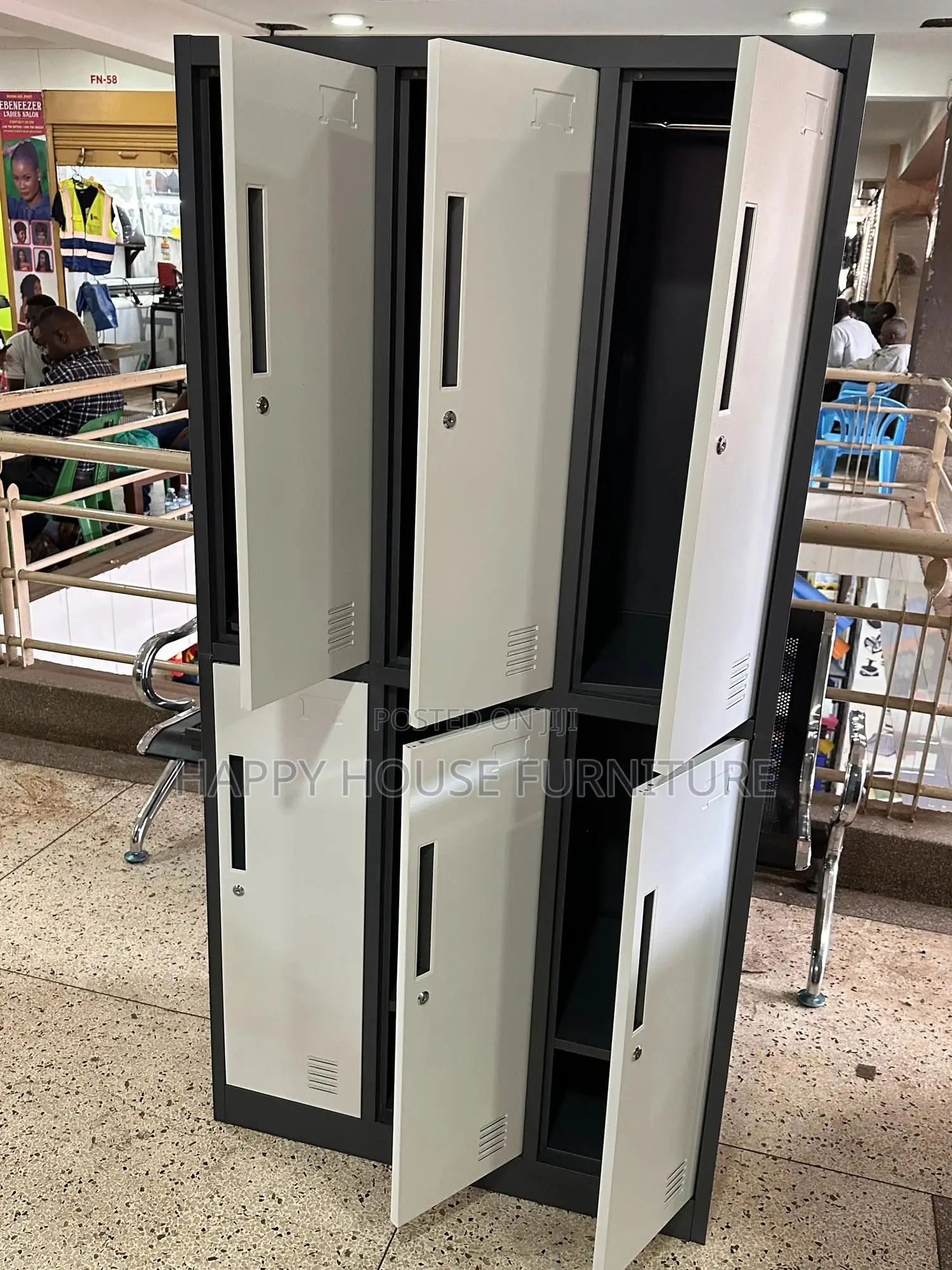 Six Door Locker Cabinet
