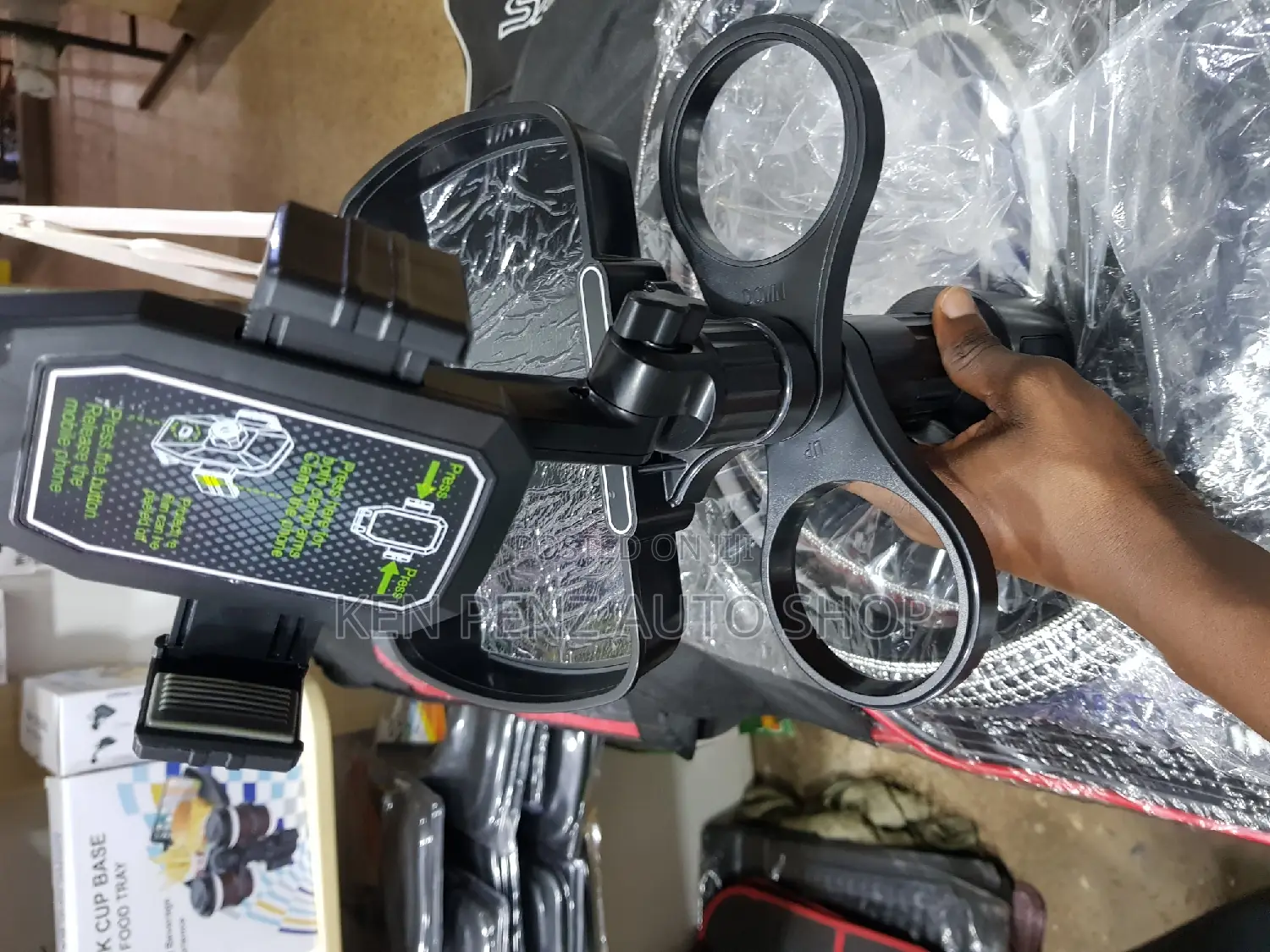 3 in One, Phone, Food and Cup Car Holder