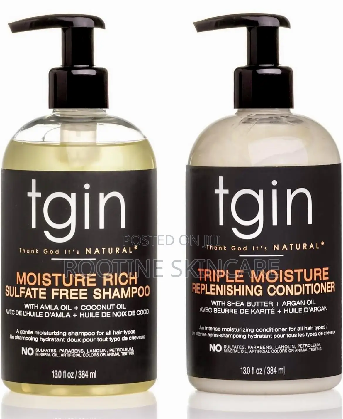 Tgin Moisture Rich Sulphate Free Shampoo Conditioner