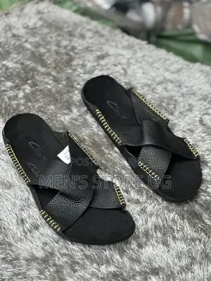 Clarks Men’S Genuine Leather Flats Sandals