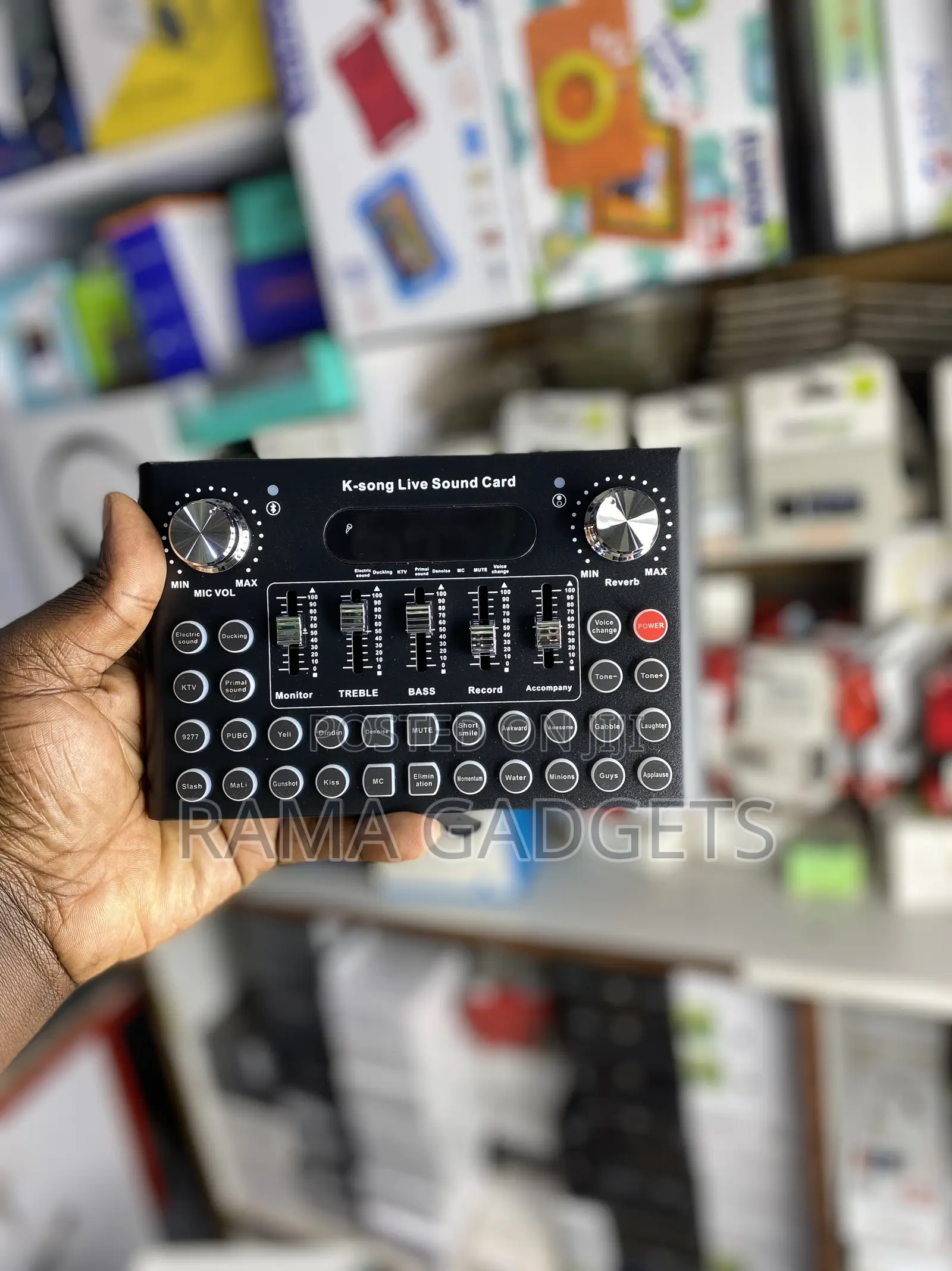 Condensor Microphone + K-Song Live Sound Card