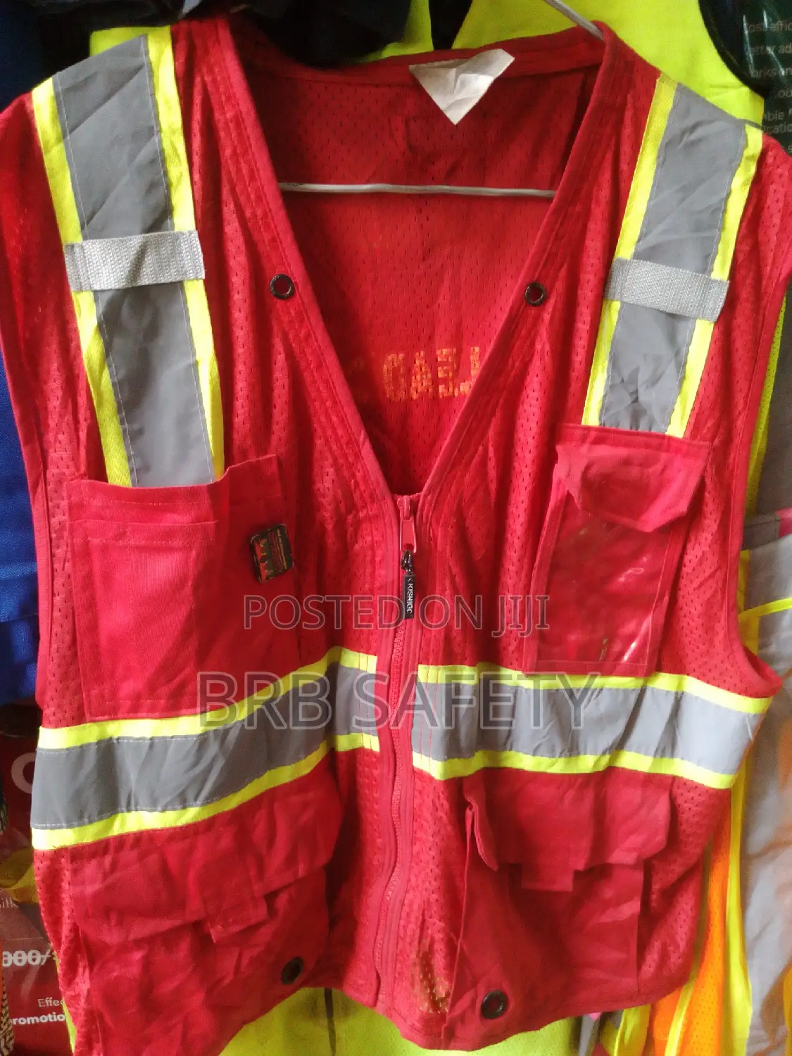 Reflector Jacket Netted Cloth