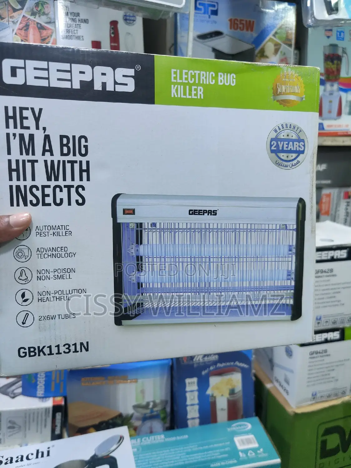 Geepas Insect Killer/Fly Killer/Bug Killer/Mosquito Killer