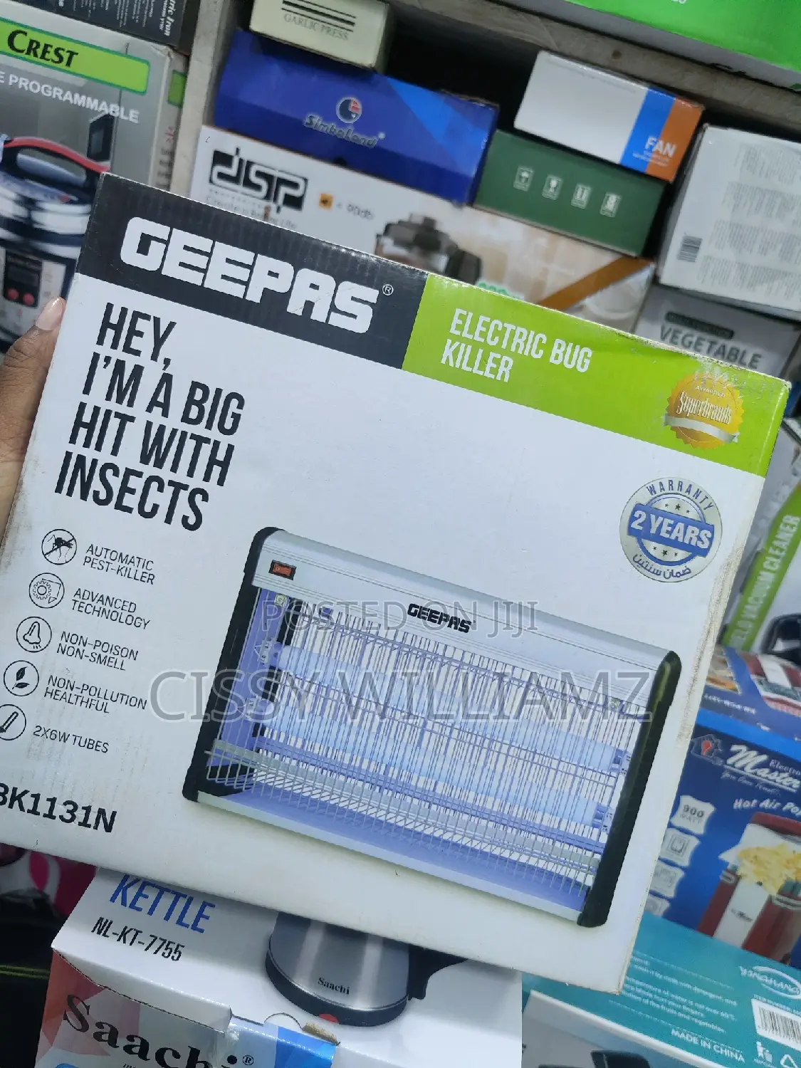 Geepas Electric Bug/Insect Killer/Mosquito Repellent/Killer