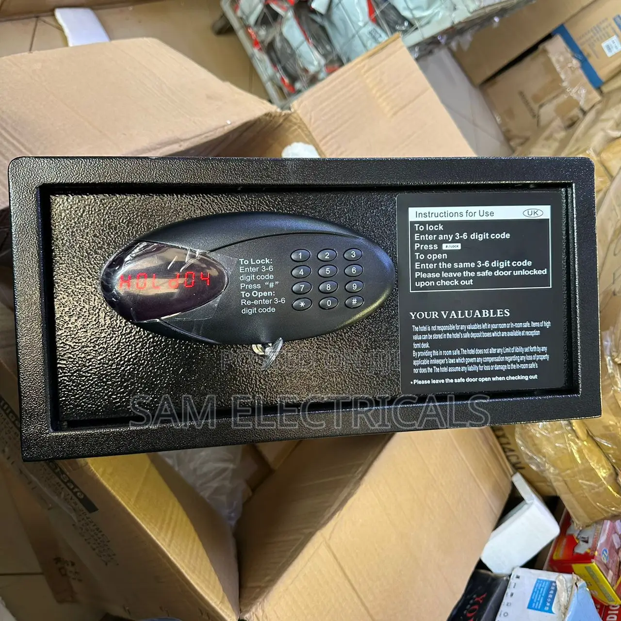 Digital Metallic Safe