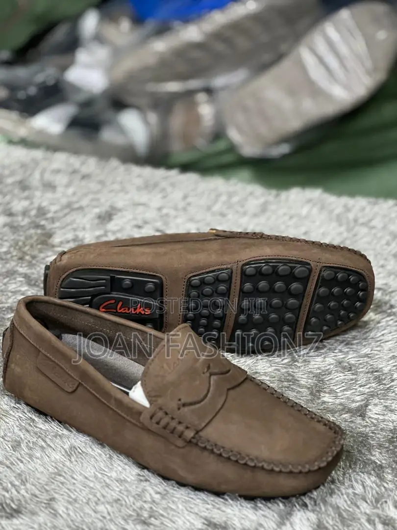 Original Clarks Mocassins -Coffe Brown