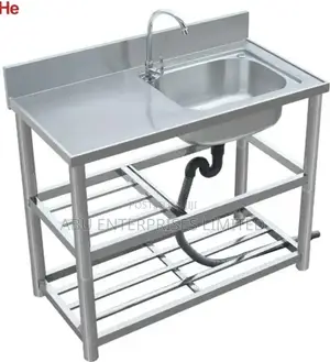 Kitchen Sink Single Bowl Single Tray