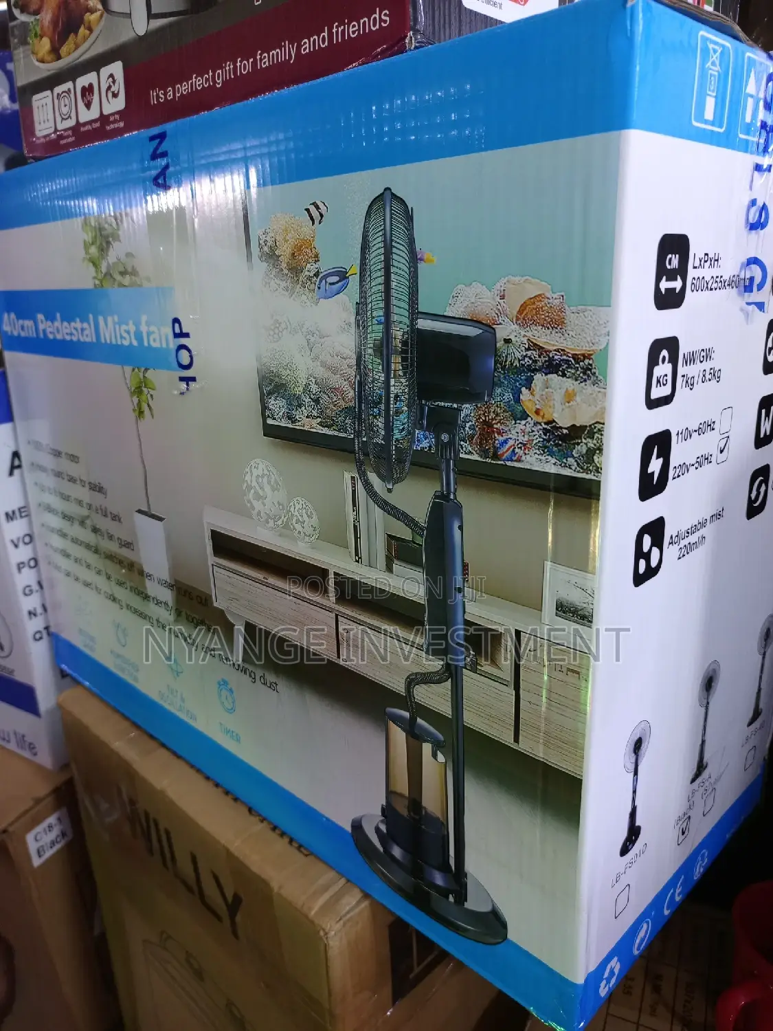 Mist Fan. Pedestal Mist Fan
