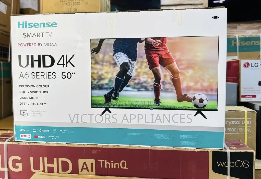 Hisense 50inches UHD Smart Tv A6 Series