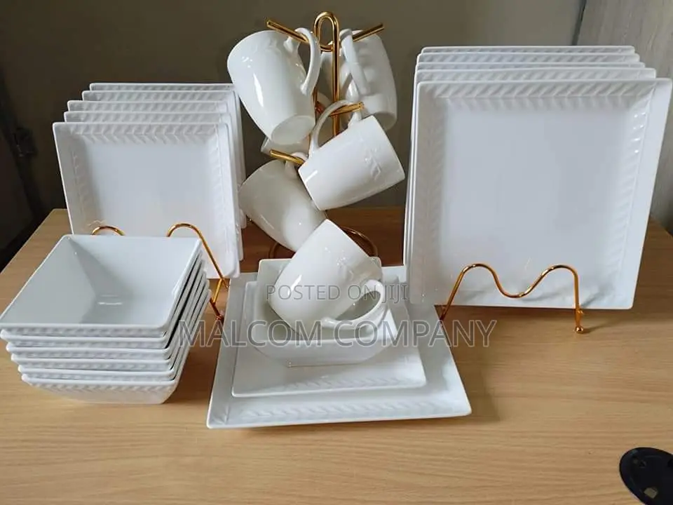 Dinner Set 24 PCS Plates SND Cups