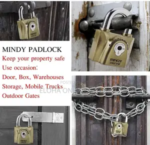 Mindy Heavy Duty Lock Keyed Padlock