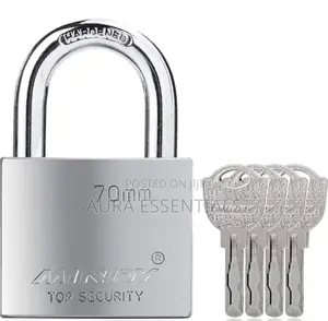 Mindy Secure Padlock 70mm - Silver