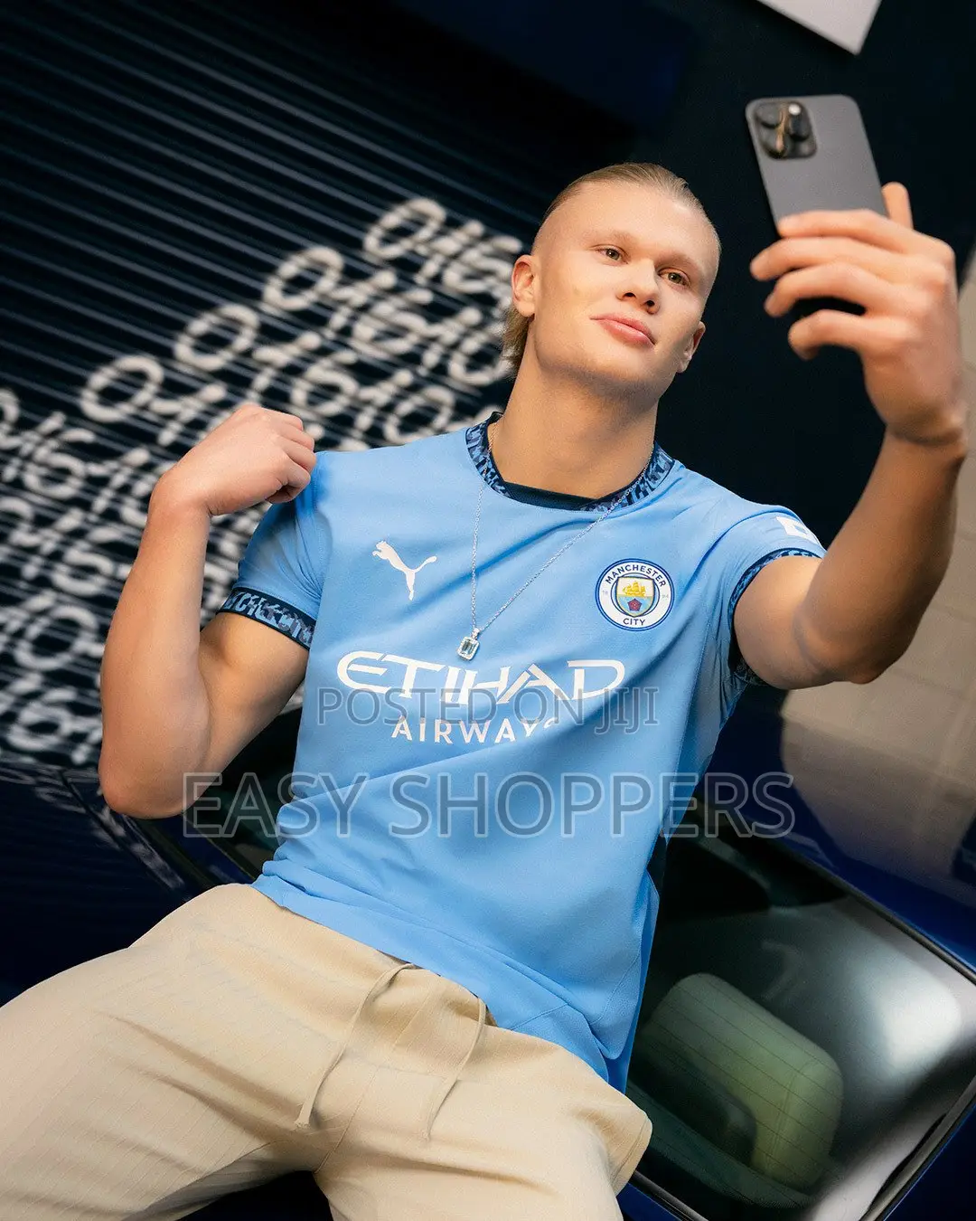 Man City 2024/25 Home Kit Player's Version Original