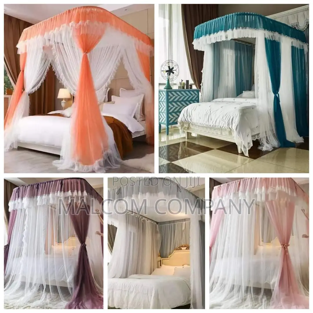 Two Stands Rail Mosquito Nets