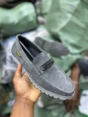 Original Casual Grey Leather Timberland Loafers