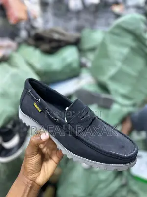 Original Black Casual Timberland Leather Loafers