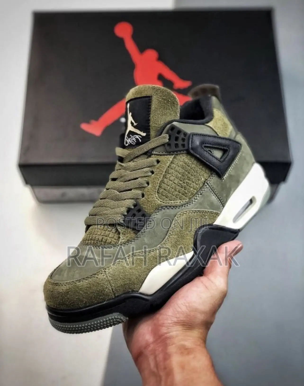 Original Army Green Jordan 4 Retro SE Craft Sneaker