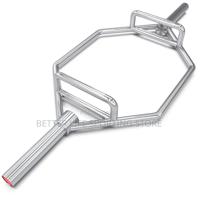 Hex Trap Barbell Bar for Deadlift/Squat