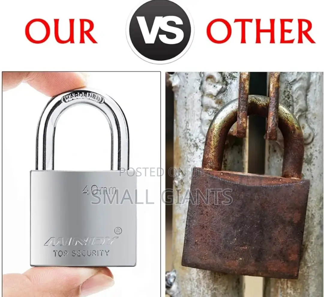 Mindy Top Security Padlock 70mm - Silver