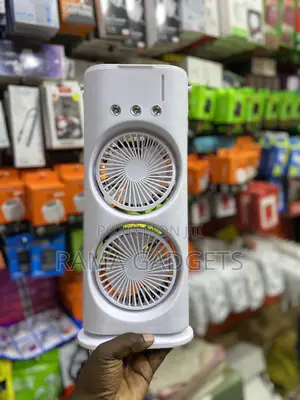 Double-Ended Air Conditioner Fan With Mist Spray - Spray Fan
