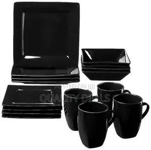 24 Piece Plates, Cups ,Soup Bowls Dinner Set