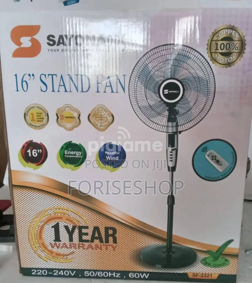 Sayona 16inch Stand Fans With Remote
