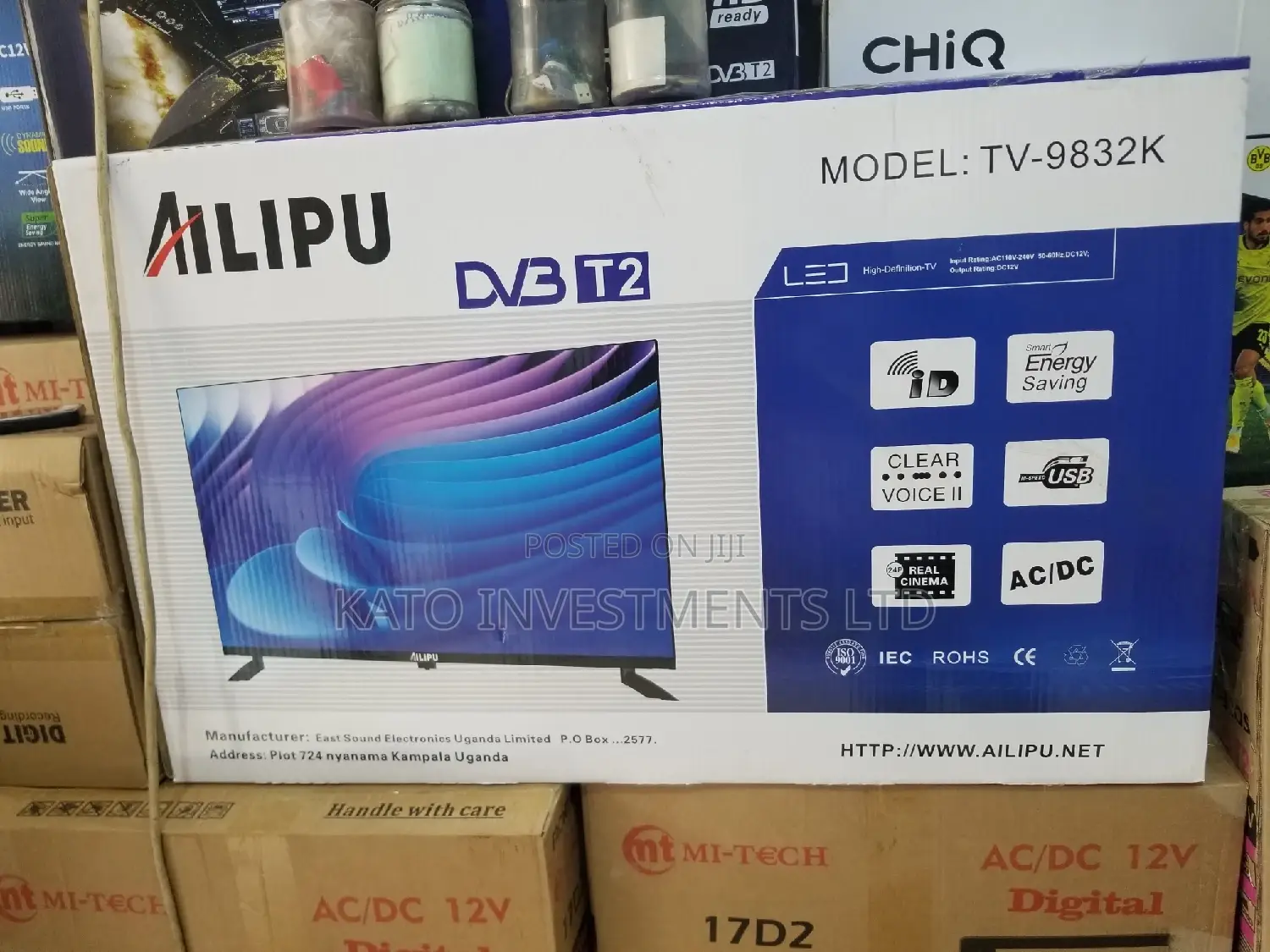 Alipu 32inches TV Frameless HD