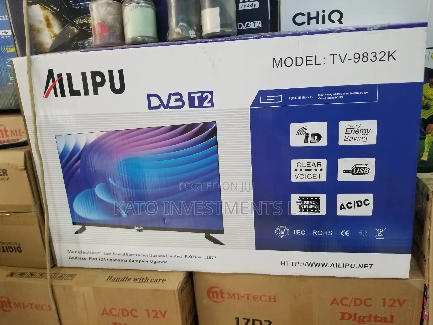 Alipu 32inches TV Frameless HD